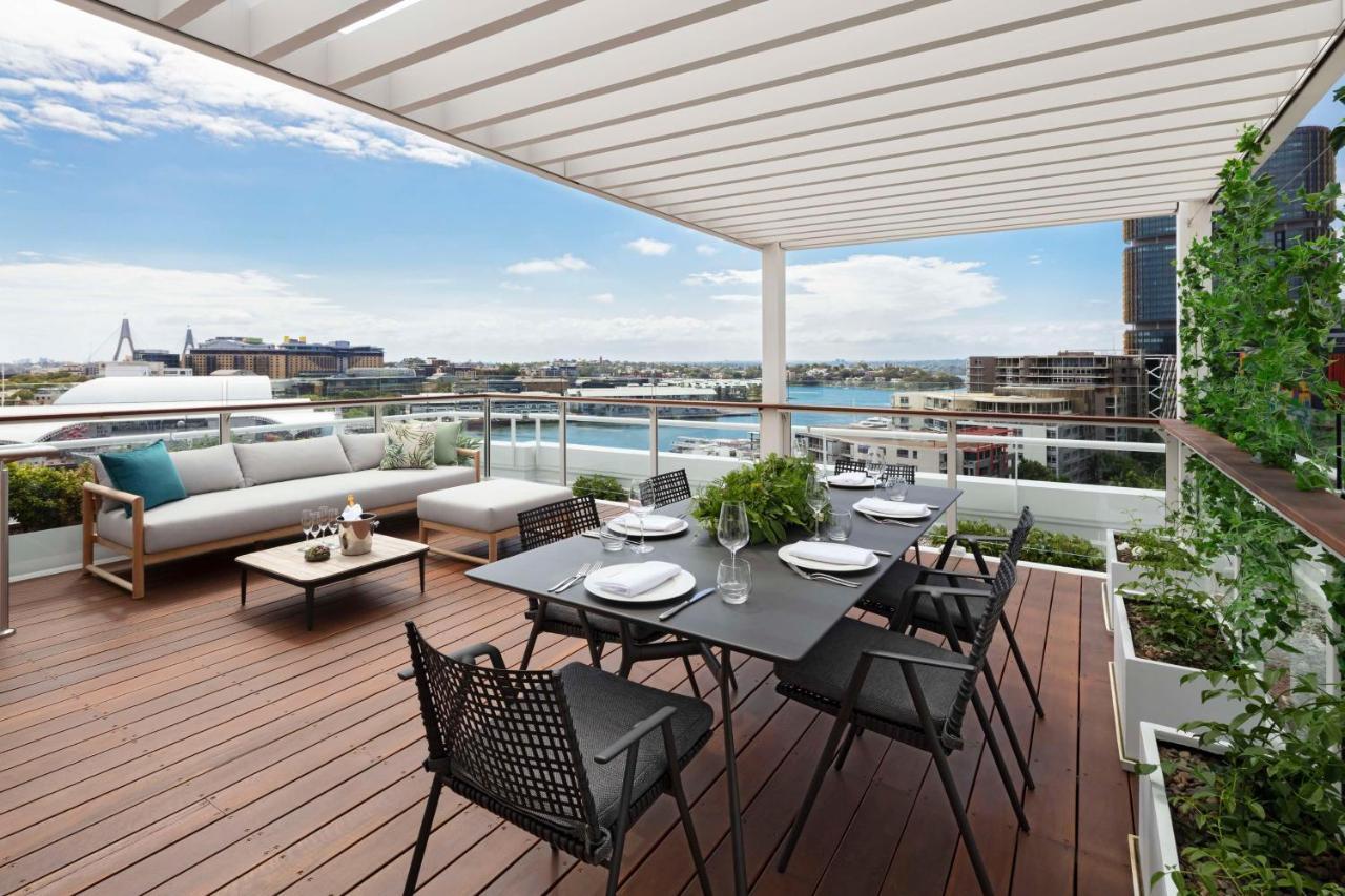 Hyatt Regency Sydney Hotel Eksteriør billede The rooftop terrace at The Bower